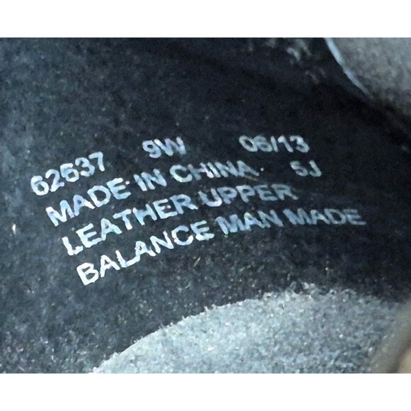 Clarks Bendables Ashland Alpine Slip On Black Leather Flat Comfort Shoes Size 9W - Picture 12 of 12